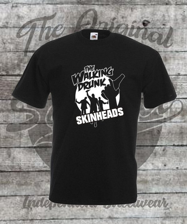 Walking Drunk Skinheads - T-Shirt